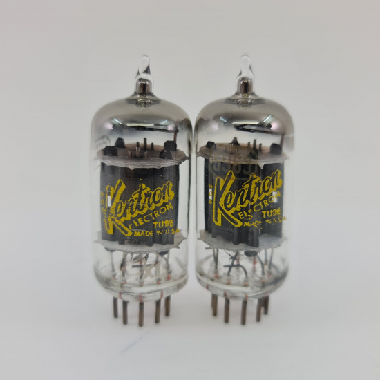 2 X 5963 KENTRON TUBE. 1950s PROD....