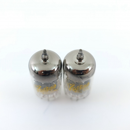 2 X 5963 KENTRON TUBE. 1950s PROD. 17MM BLACK PLATES. MATCHED PAIR. 17. CB404