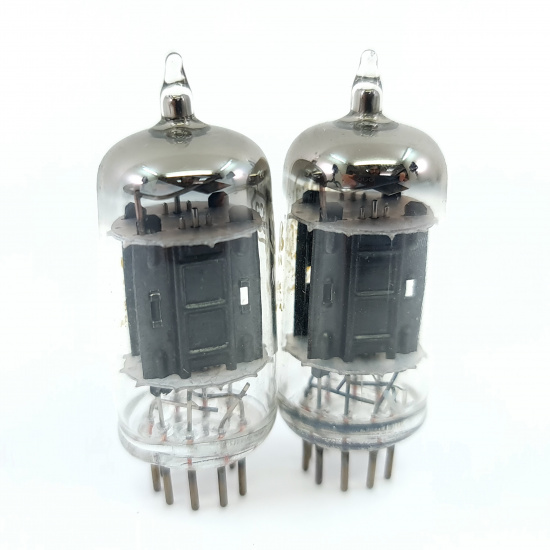2 X 5963 KENTRON TUBE. 1950s PROD....
