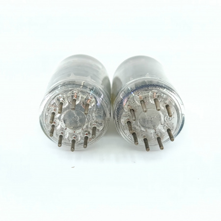 2 X 5963 KENTRON TUBE. 1950s PROD. 17MM BLACK PLATES. MATCHED PAIR. 17. CB404