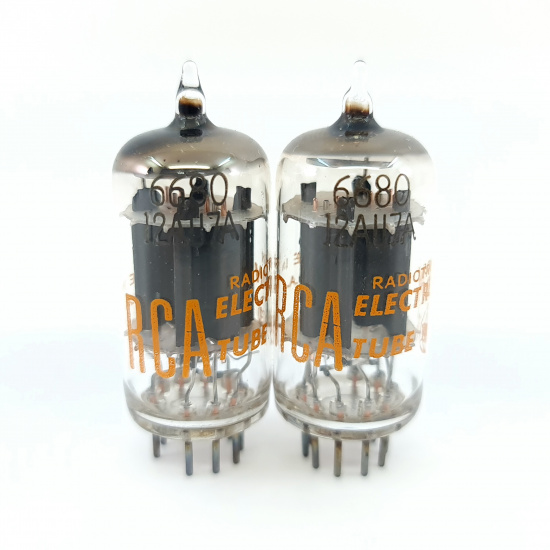 2 X 12AU7A / 6680 RCA TUBE. 1960s...