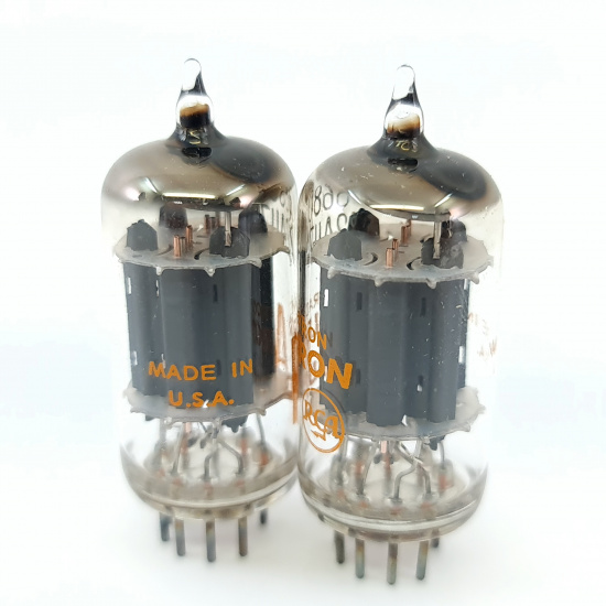 2 X 12AU7A / 6680 RCA TUBE. 1960s...