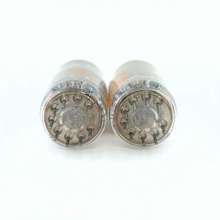 2 X 12AU7A / 6680 RCA TUBE. 1960s PROD. COPPER RODS. PAIR. 18. CB404