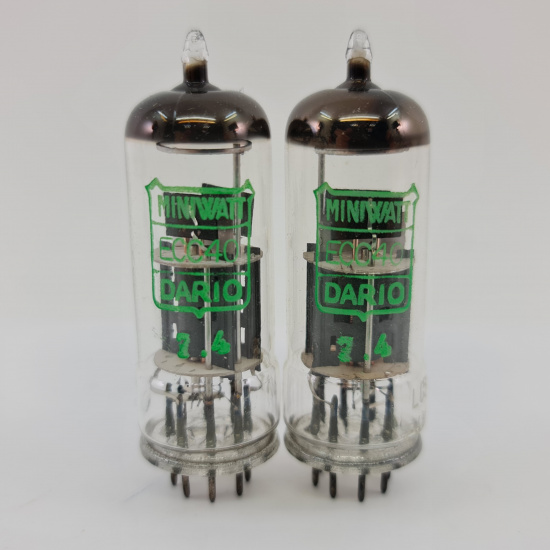 2 X ECC40 MINIWATT-DARIO TUBE. 1960s...