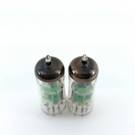 2 X ECC40 MINIWATT-DARIO TUBE. 1960s LA RT PROD. MATCHED PAIR. 23. CB404