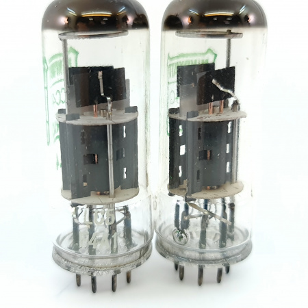 2 X ECC40 MINIWATT-DARIO TUBE. 1960s LA RT PROD. MATCHED PAIR. 23. CB404