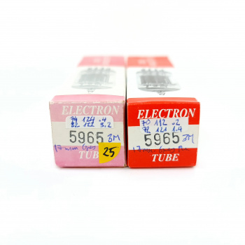 2 X 5965 SYLVANIA TUBE....