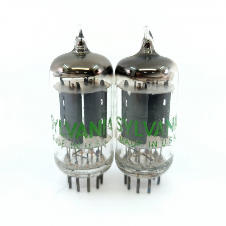 2 X 5965 SYLVANIA TUBE. 1960s PRODUCTION. 3 MICA. MATCHED PAIR. USED. 25. CB404