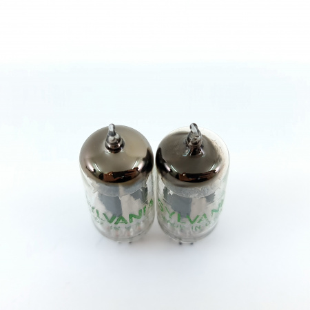 2 X 5965 SYLVANIA TUBE. 1960s PRODUCTION. 3 MICA. MATCHED PAIR. USED. 25. CB404