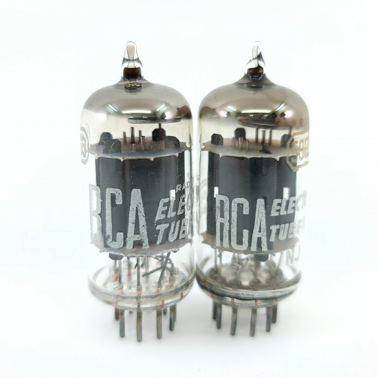 2 X 5963 RCA TUBE. 1960s PROD. 17MM...