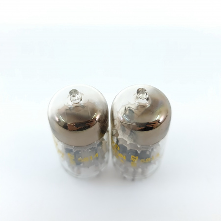 2 X 5814 UNITED ELECTRON TUBE. 1970s PROD. BLACK PLATES. 3 MICAS. 27. CB404