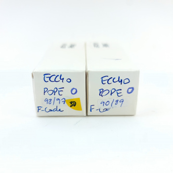 2 X ECC40 POPE TUBE. 1960s...