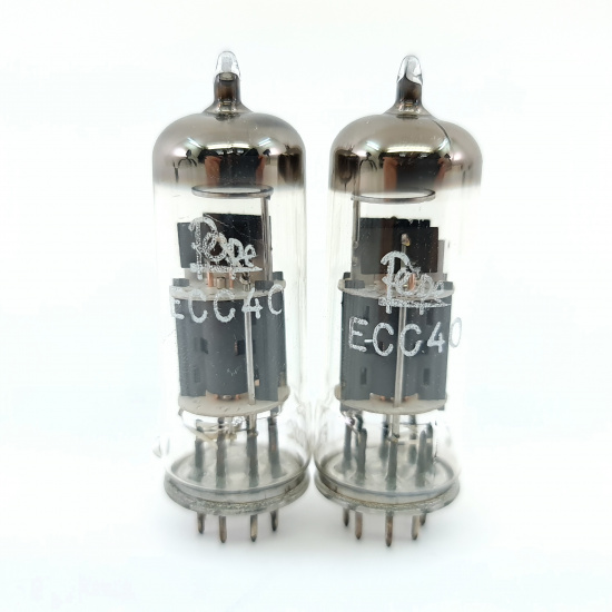 2 X ECC40 POPE TUBE. 1960s LA...