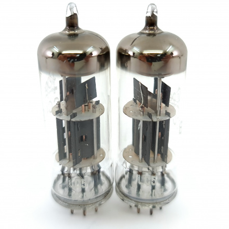 2 X ECC40 POPE TUBE. 1960s LA RADIOTECHNIQUE PROD. MATCHED PAIR. 30. CB404