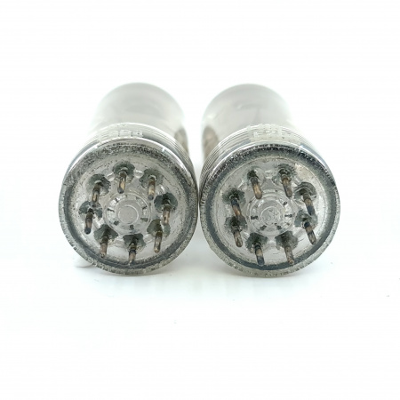 2 X ECC40 POPE TUBE. 1960s LA RADIOTECHNIQUE PROD. MATCHED PAIR. 30. CB404