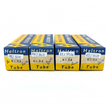 4 X EL84 HALTRON TUBE....