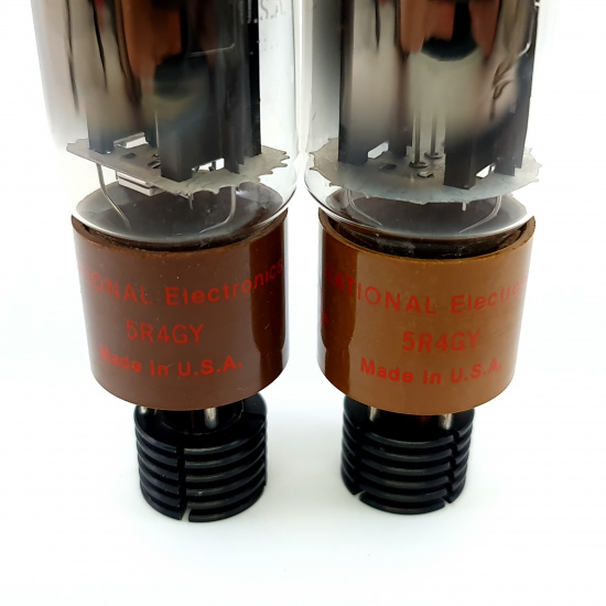 2 X 5R4GY NATIONAL TUBE. 1950s PROD....