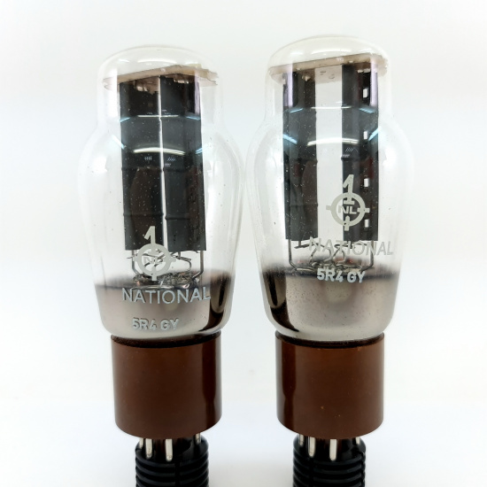 2 X 5R4GY NATIONAL TUBE. 1950s...