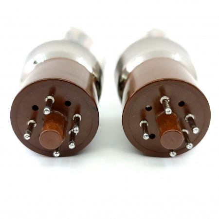 2 X 5R4GY NATIONAL TUBE. 1950s BRITISH PROD. BLACK PLATES. 39. CB404