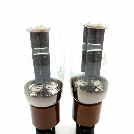 2 X 5R4GY NATIONAL TUBE. 1950s BRITISH PROD. BLACK PLATES. 39. CB404