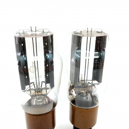 2 X 5R4GY NATIONAL TUBE. 1950s MARCONI PROD. BLACK PLATES. 40. CB404