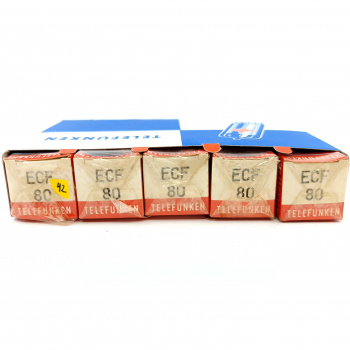 5 X ECF80 TELEFUNKEN TUBE....