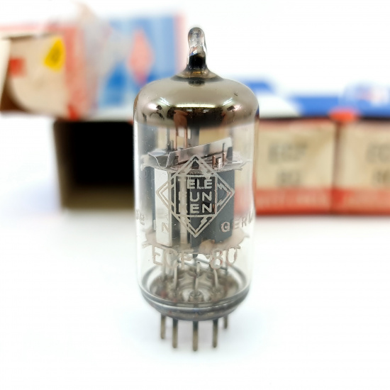 5 X ECF80 TELEFUNKEN TUBE. 1960s...