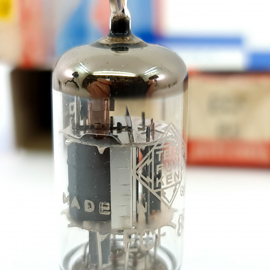 5 X ECF80 TELEFUNKEN TUBE. 1960s...