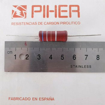 1 X 2W 680R 10% 1970s VINTAGE PIHER RESISTOR. NOS. C1795U1F200121