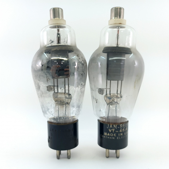 2 X VT-46A / 866A CHATHAM ELECTRONICS...