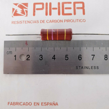 1 X 2W 47K 5% 1970s VINTAGE PIHER RESISTOR. NOS. C1795U5F200121