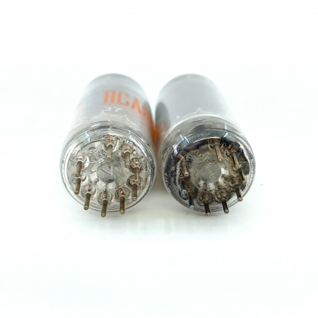 2 X 6197 RCA TUBE. 1960s PROD. 3 MICA. MATCHED PAIR. 2. CE8