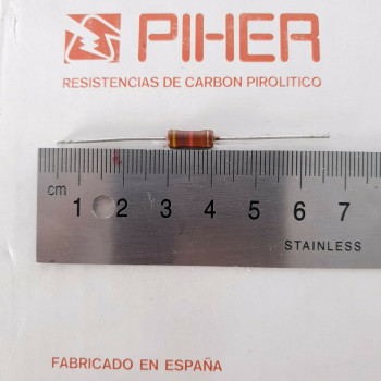 1 X 1/2W 4,7K 4.7K 4K7 5% 1970s VINTAGE PIHER RESISTOR. NOS. C1795U7F181121