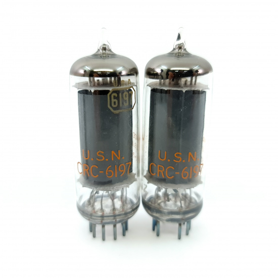 2 X 6197 RCA TUBE. 1960s PROD. 3...