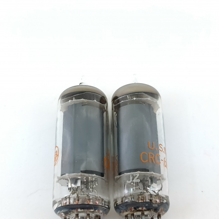 2 X 6197 RCA TUBE. 1960s PROD. 3 MICA. MATCHED PAIR. 5. CE8