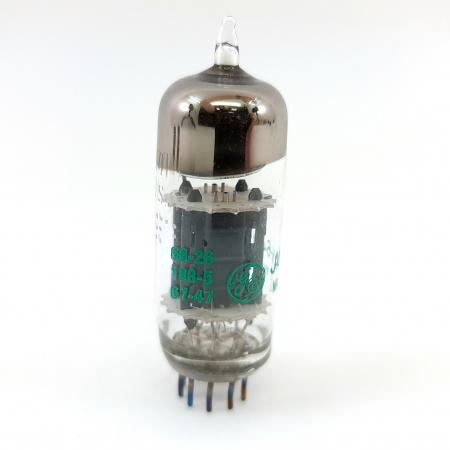 1 X JAN 6414W GENERAL ELECTRIC TUBE. 1960s PROD. SOLID GETTER. 6. CE8