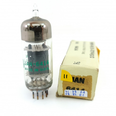 1 X JAN 6414 GENERAL ELECTRIC. 1960s PROD. SOLID GETTER. 11. CE8