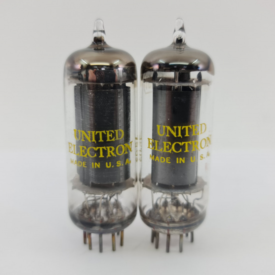 2 X 6197 UNITED ELECTRON TUBE. 1970s...