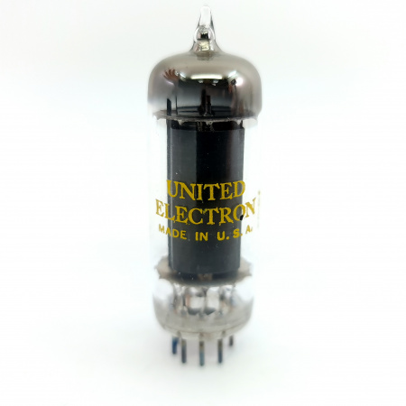 1 X 6197 GENERAL ELECTRIC TUBE. 1970s SYLVANIA PROD. BLACK PLATES. 20. CE8