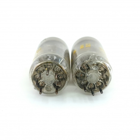 2 X 6186 HEINTZ AND KAUFMAN TUBE. 1960s PROD. MATCHED PAIR. 18. CE8