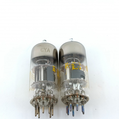 2 X 6186 HEINTZ AND KAUFMAN TUBE. 1960s PROD. MATCHED PAIR. 19. CE8