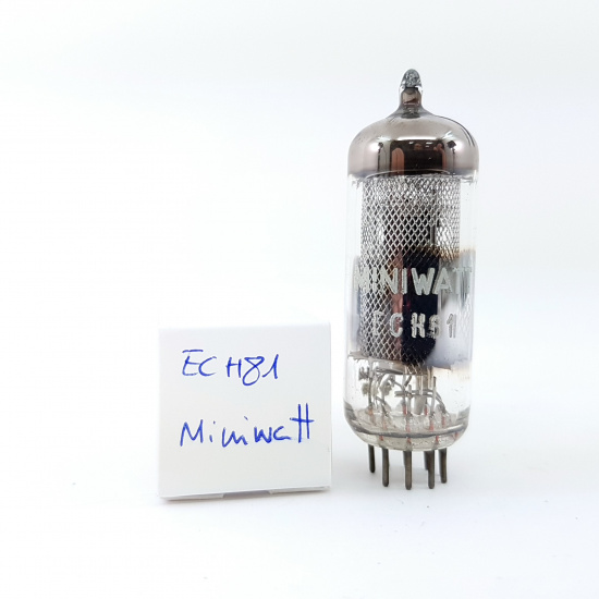 1 X ECH81 MINIWATT BRAND TUBE. NOS. RC117