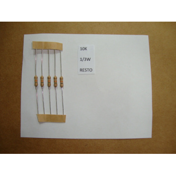 8 X RESISTOR. 1/3W 10K 5%...