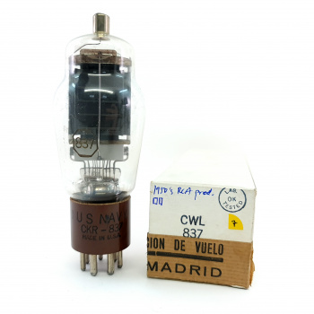 1 X CWL 837 TUBE. 1950s RCA...