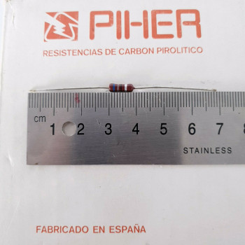 2 X 1/3W 68R 10% 1970S VINTAGE PIHER RESISTOR. NOS. C1795U11F200121