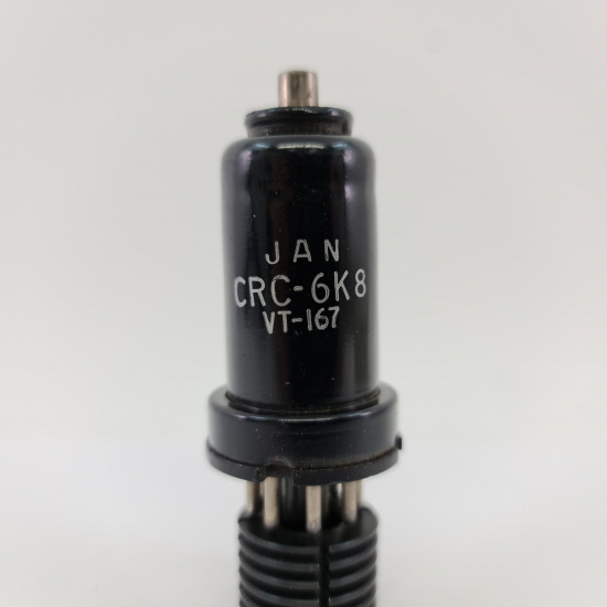 1 X JAN CRC 6K8 RCA TUBE. 1950s PROD....