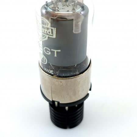 1 X 6K8GT MULLARD TUBE. 1950s PROD. RECTANGULAR GETTER. 5. CE152