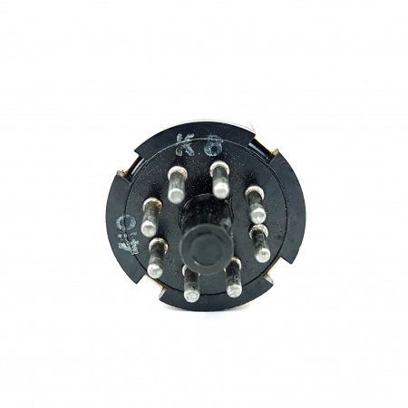 1 X 6K8GT MULLARD TUBE. 1950s PROD. RECTANGULAR GETTER. 5. CE152