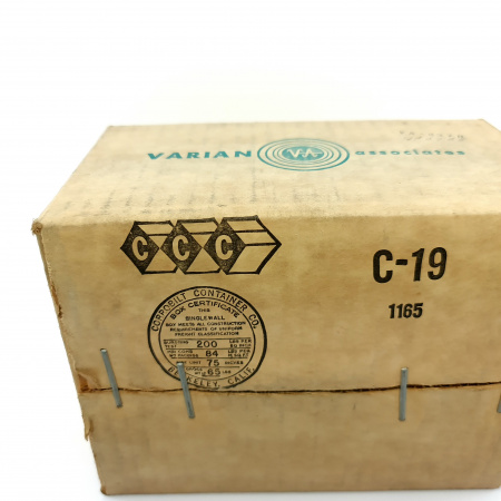 1 X VA-237D VARIAN KLYSTRON TUBE. CE27