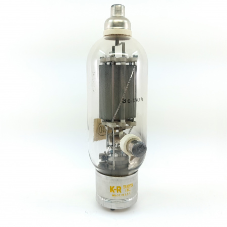 1 X 810 / 3C/150A KEN-RAD TUBE. 1950s PROD. RECTANGULAR GETTER. 2. CE683